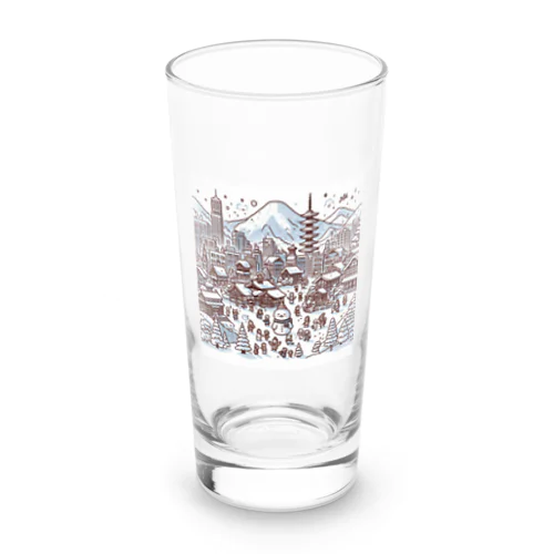 雪の花火 Long Sized Water Glass