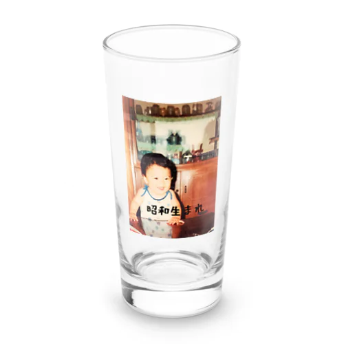 昭和の子。てっちゃん。 Long Sized Water Glass