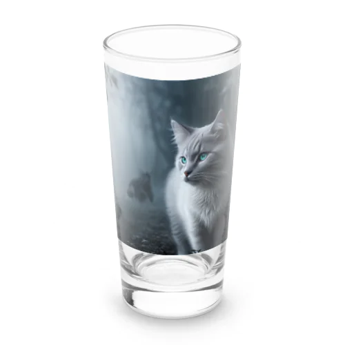 「境界を見つめる猫の眼差し」 Long Sized Water Glass