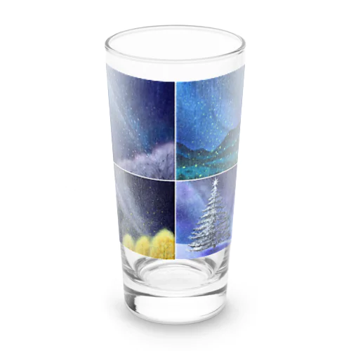 「四季と星」の4部作 Long Sized Water Glass