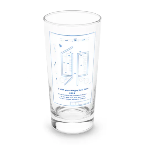 卯年　年賀状 Long Sized Water Glass