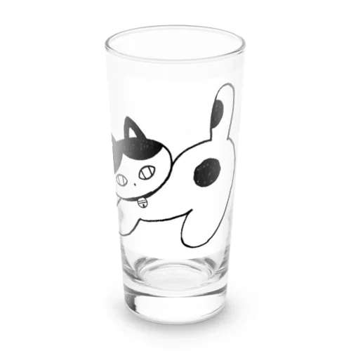 ねこねこハチワレ Long Sized Water Glass