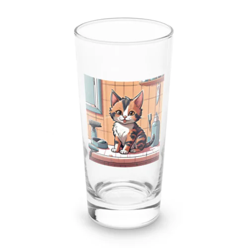 カットして三毛 Long Sized Water Glass