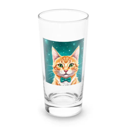 星空と猫さん Long Sized Water Glass