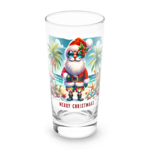 Merry Christmasシリーズ　サンタのサマークリスマス」 Long Sized Water Glass