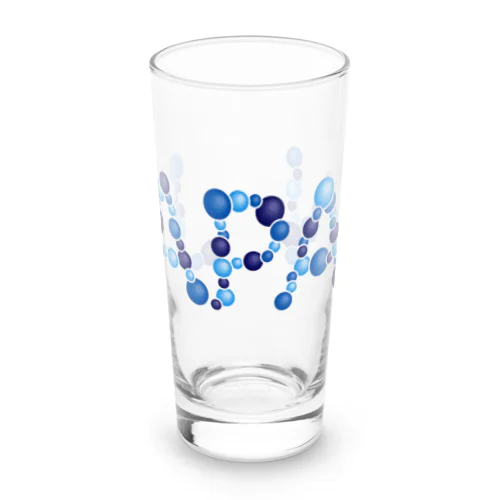 バルーン文字「JAPAN」（青色系） Long Sized Water Glass