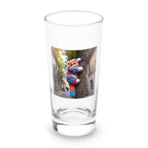 絶対落ちないのニャ😺 Long Sized Water Glass