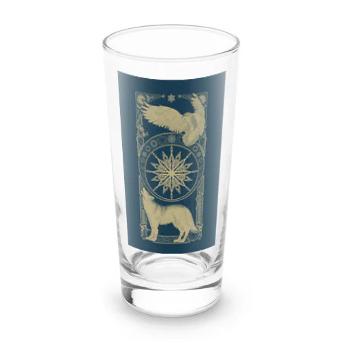 星月夜の狼梟 Long Sized Water Glass