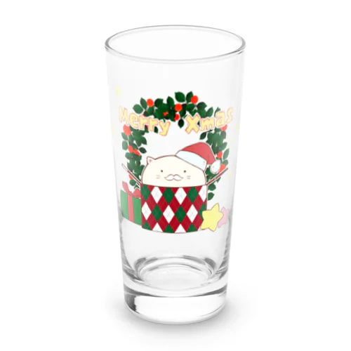 もちもちねこふく〈クリスマス〉 Long Sized Water Glass