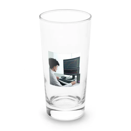 投資家男子 Long Sized Water Glass