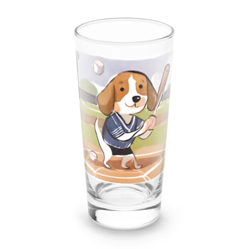 野球犬 Long Sized Water Glass