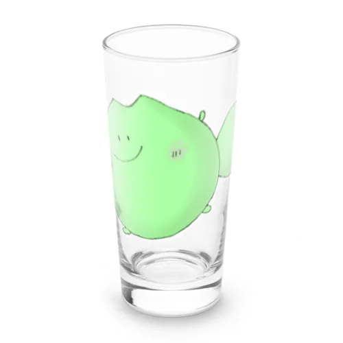 にゃぴわらちゃん（グリーン） Long Sized Water Glass