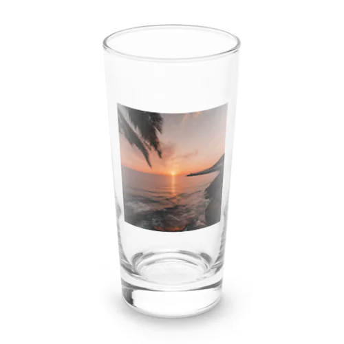 海外の夕焼け Long Sized Water Glass