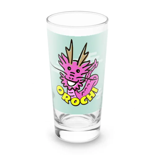 石見神楽_八岐大蛇@hotpink Long Sized Water Glass