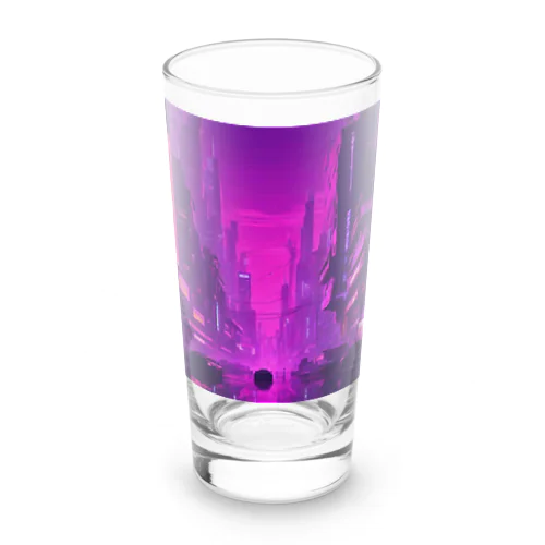 purple Long Sized Water Glass