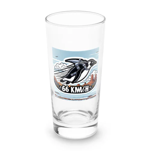 Flying_penguin10 Long Sized Water Glass