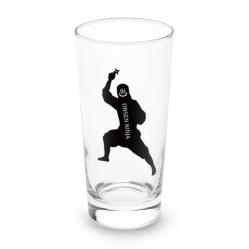 温泉忍者１（ブラック） Long Sized Water Glass