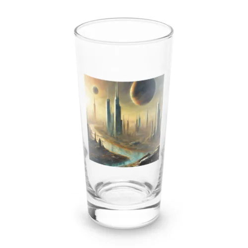 惑星と近未来都市 Long Sized Water Glass