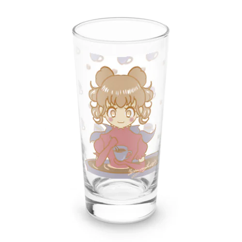 Tea Time  Long Sized Water Glass