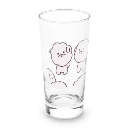 ふわもち犬の集い(井戸端会議) Long Sized Water Glass