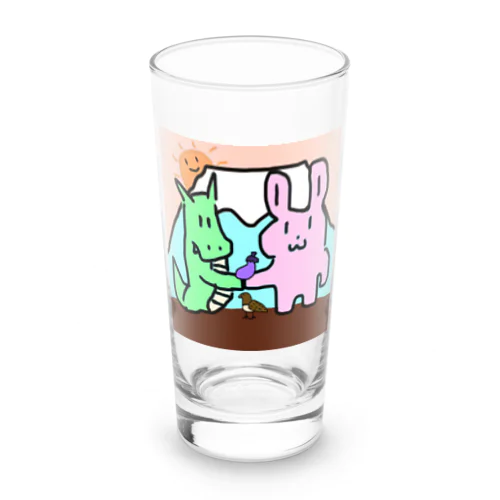 兎年から辰年へ〜鷹と富士となすびを添えて〜 Long Sized Water Glass