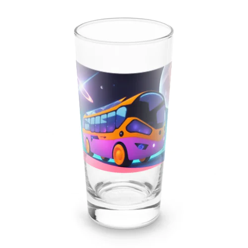 宇宙旅行に行ったバス Long Sized Water Glass