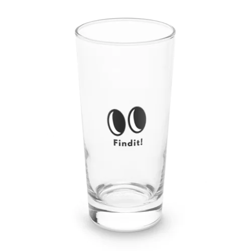 Findit！ロゴ Long Sized Water Glass