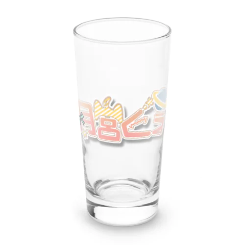 月宮くうロゴ Long Sized Water Glass