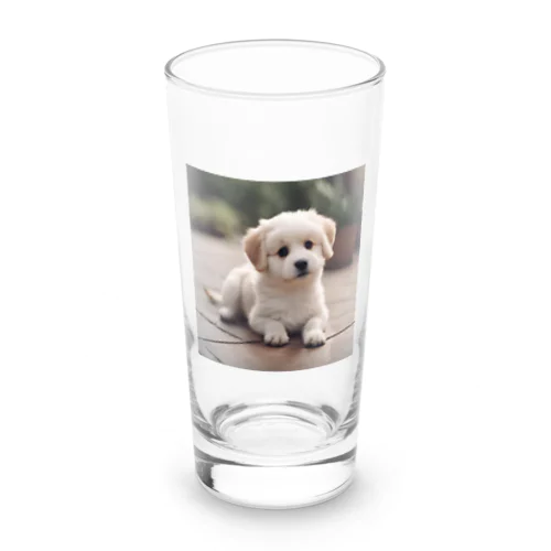 可愛い犬のイラストグッズ Long Sized Water Glass