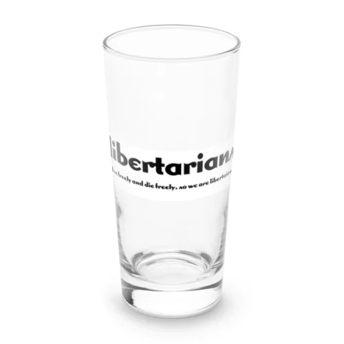 libertarians Long Sized Water Glass