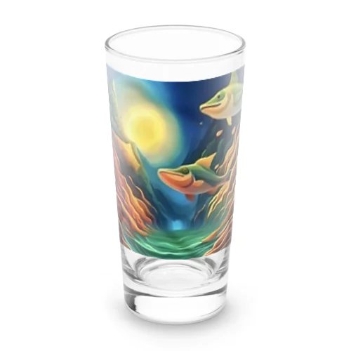 神秘的な魚 Long Sized Water Glass