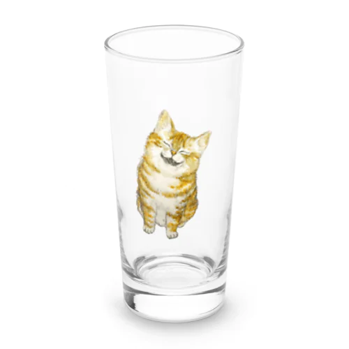 にゃ！にっこり Long Sized Water Glass