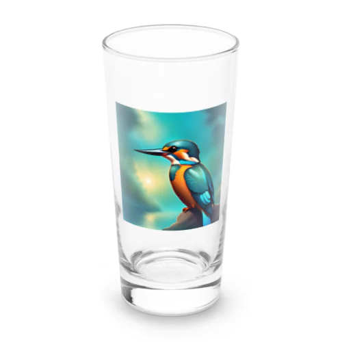 カラフルカワセミくん Long Sized Water Glass