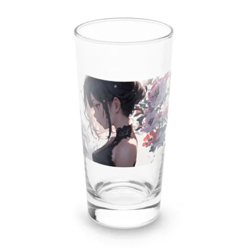 1月の誕生花　カーネーション Long Sized Water Glass