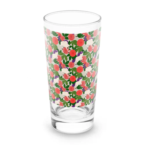 Unicorn and Peony　（ユニコーンと芍薬） Long Sized Water Glass
