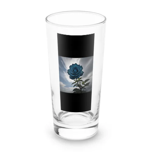 一輪の青い薔薇 Long Sized Water Glass