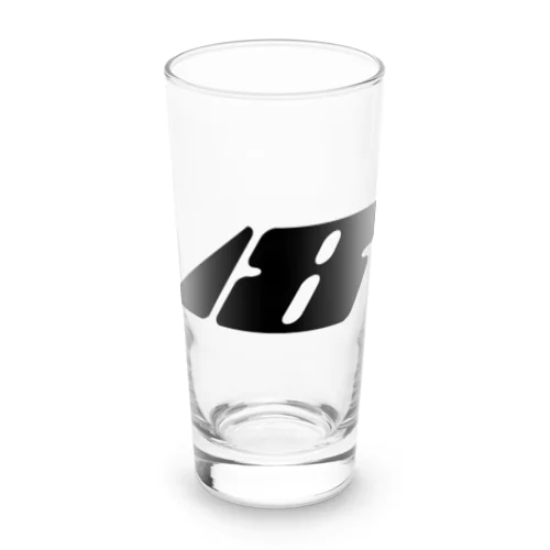 起業18・ロゴBlack Long Sized Water Glass