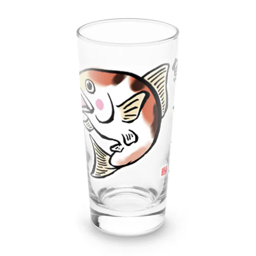 鯉しちゃったのよ / 魚ダジャレシリーズ Long Sized Water Glass