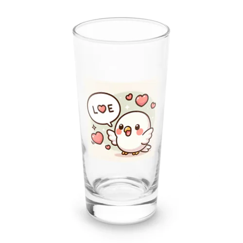 小鳥のラブちゃん Long Sized Water Glass