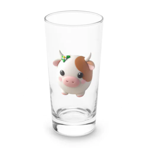 可愛い💕まんまる◯シリーズ✨　牛🐮 ロンググラス