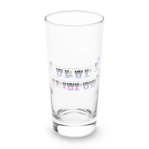 パンダファミリー相関図 Long Sized Water Glass