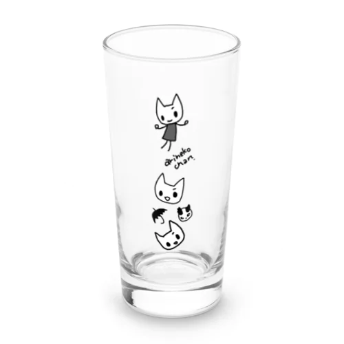 ありねこちゃんロングロング Long Sized Water Glass