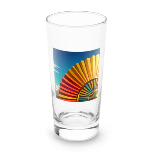 開運扇子 Long Sized Water Glass