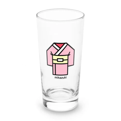 かわいい　着物ロゴ　オリジナルグッズ Long Sized Water Glass