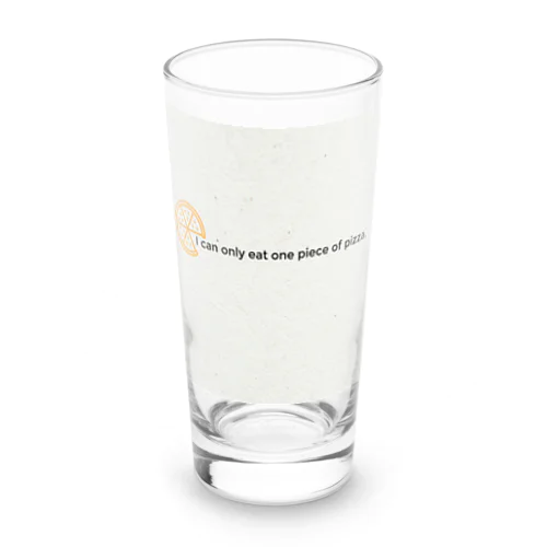 大きいピザは1ピース Long Sized Water Glass