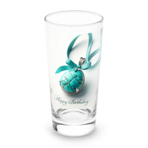 12月　誕生宝石　ターコイズ Long Sized Water Glass