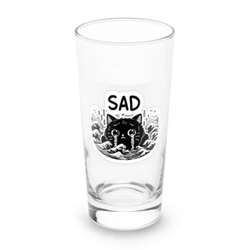 悲しみの黒猫 Long Sized Water Glass