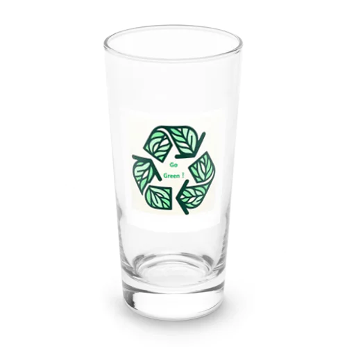 Go Green! Long Sized Water Glass