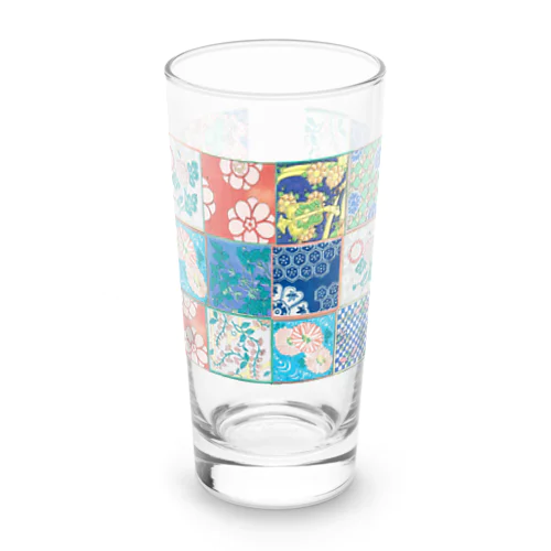 図案　パッチワーク Long Sized Water Glass