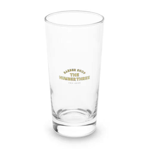 barber shop the number three apparel line Long Sized Water Glass